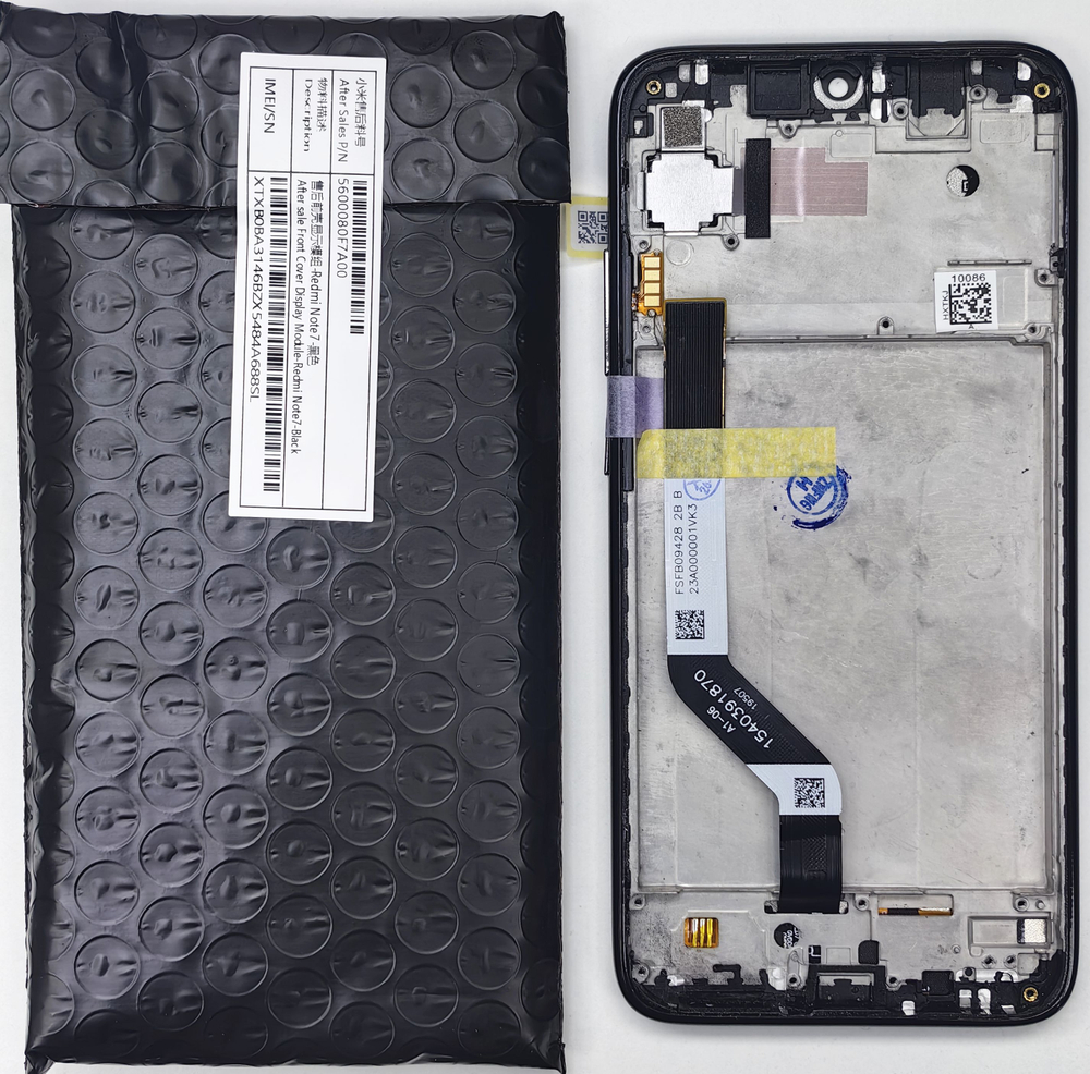 Дисплей Xiaomi Redmi Note 7/ 7 Pro с рамкой (ORG)