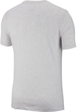 Мужская теннисная футболка Nike Solid Dri-Fit Crew - birch heather/black