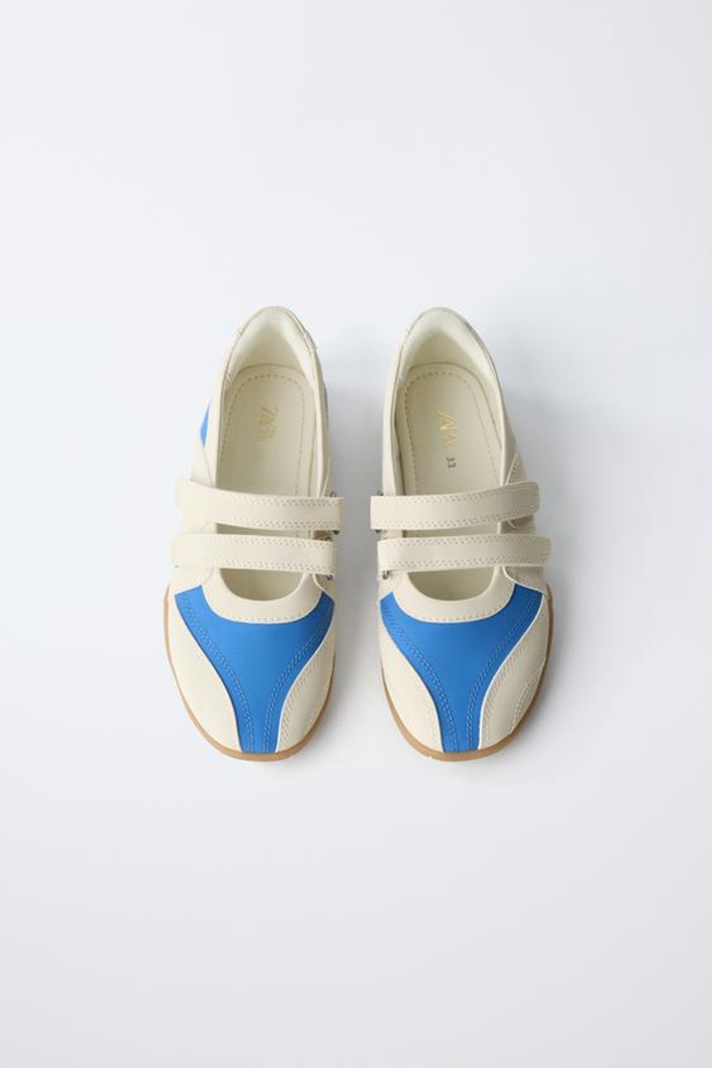 ZARA СПОРТИВНЫЕ БАЛЕТКИ, СИНИЙ