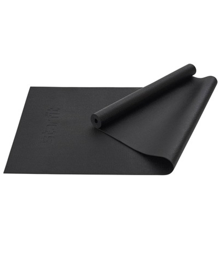 Коврик для йоги STARFIT FM-101 PVC 183x61x0,3 см, черный