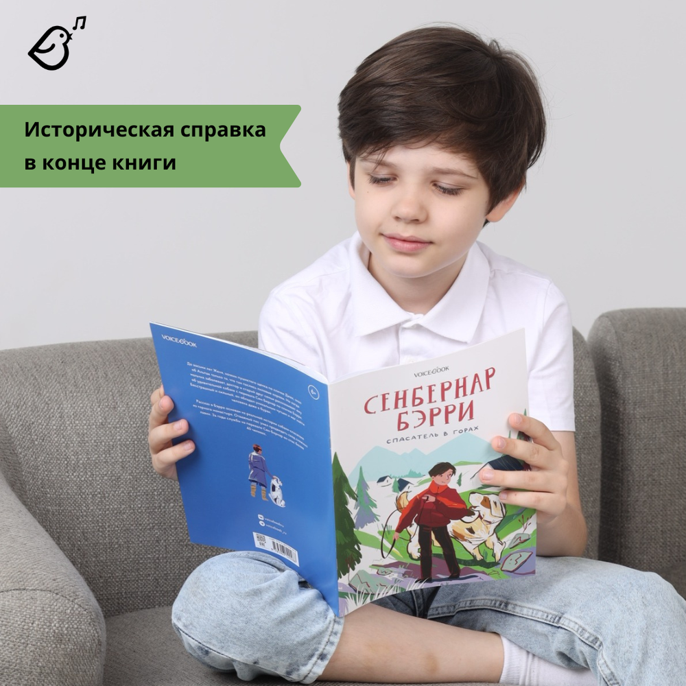 Сенбернар Бэрри. Спасатель в горах