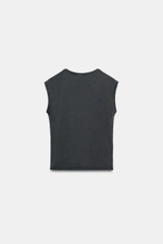 ФУТБОЛКА С ДЕКОРОМ И ЭФФЕКТОМ ПОТЕРТОСТИ — ZARA