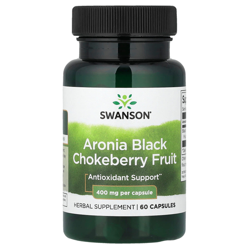 Swanson Vitamins, Черноплодная рябина (черноплодная рябина), 400 мг, 60 капсул