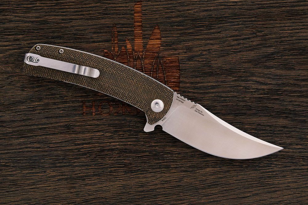 Нож складной Artisan 1845P-ODG Arroyo, клинок 85мм, сталь AR-RPM9, рукоять микарта