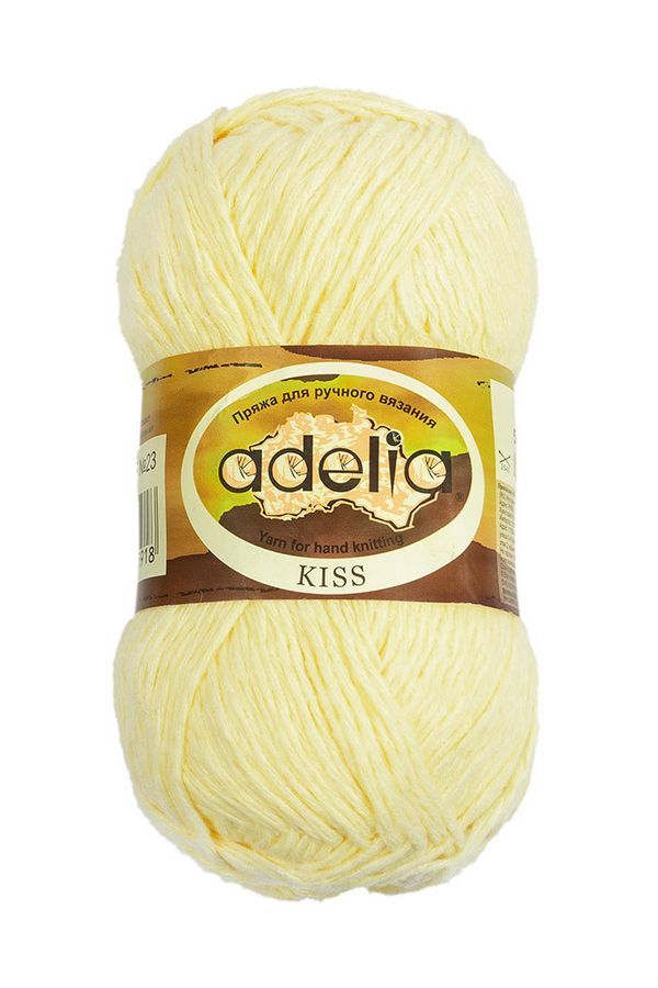 Пряжа Adelia Kiss / уп.10 мот. по 50г, 145м, 23 желтый