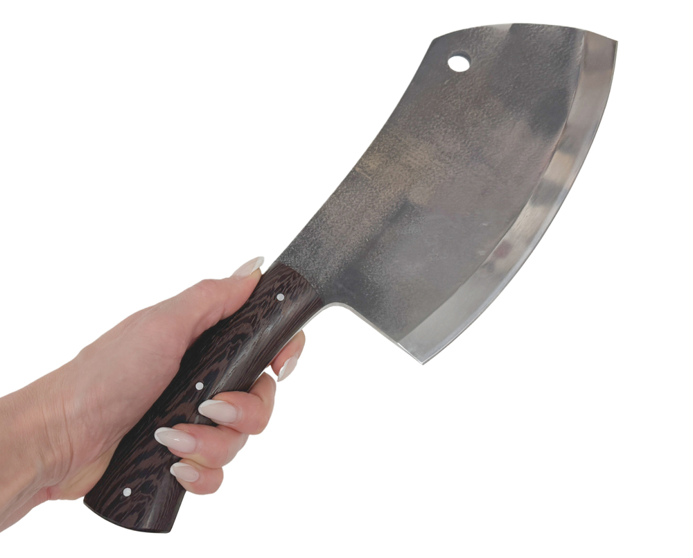 Топорик Тяпка цельнометаллический, кованая 95х18, венге