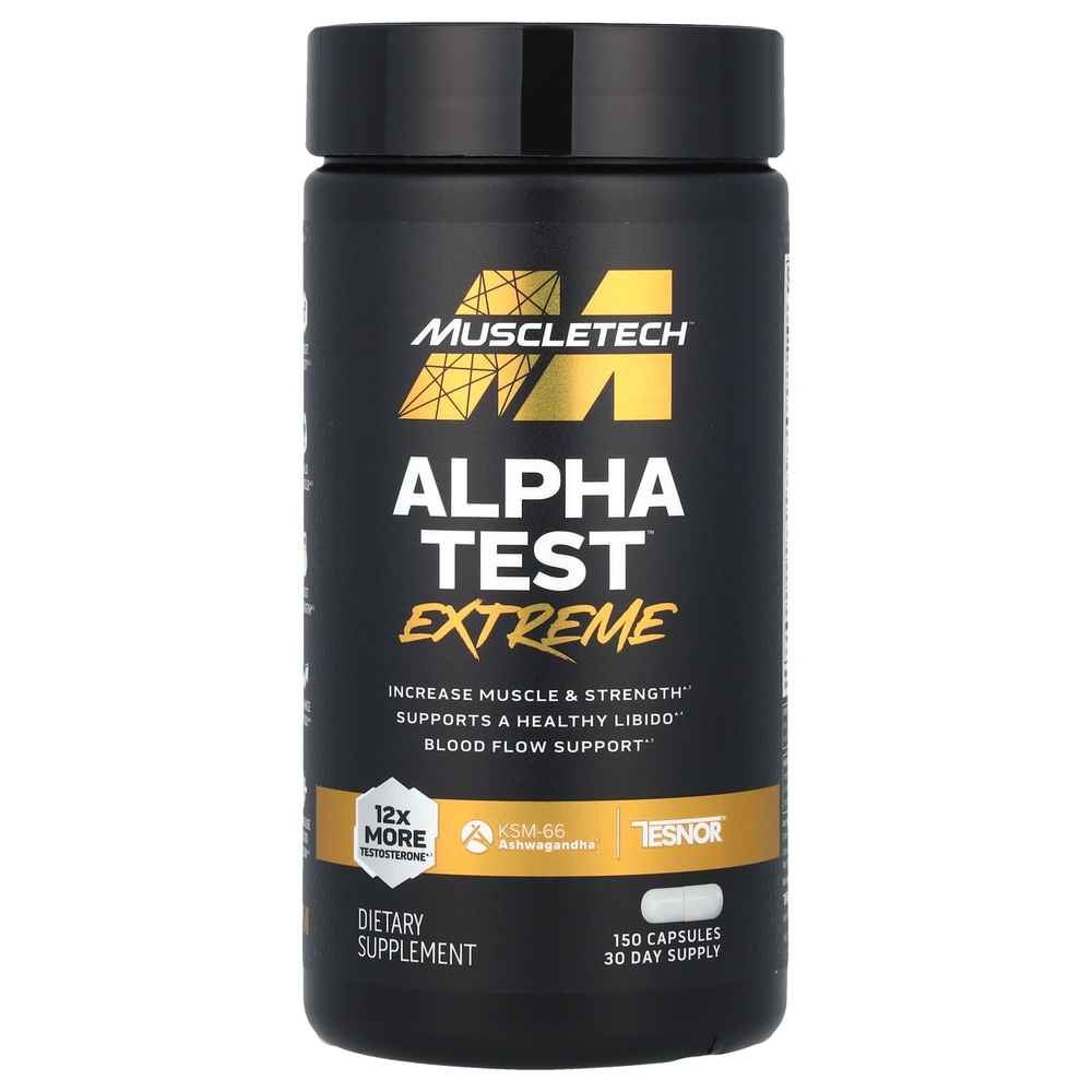 MuscleTech, AlphaTest™ Extreme, 150 капсул