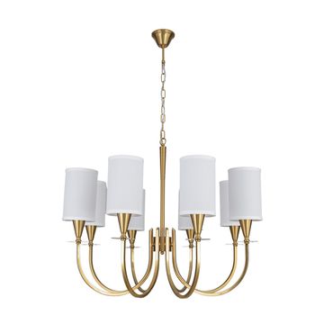 Подвесная люстра 8*Е14 8424/8 бронза/белый BETTI Lumion