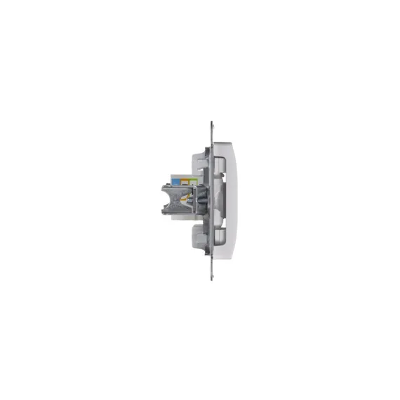 Розетка телефонная RJ11 Systeme Electric Glossa Белый GSL000181T