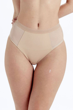 Высокие трусики Naturals High Waisted Brief (Размер: XS) (Цвет: бежевый)