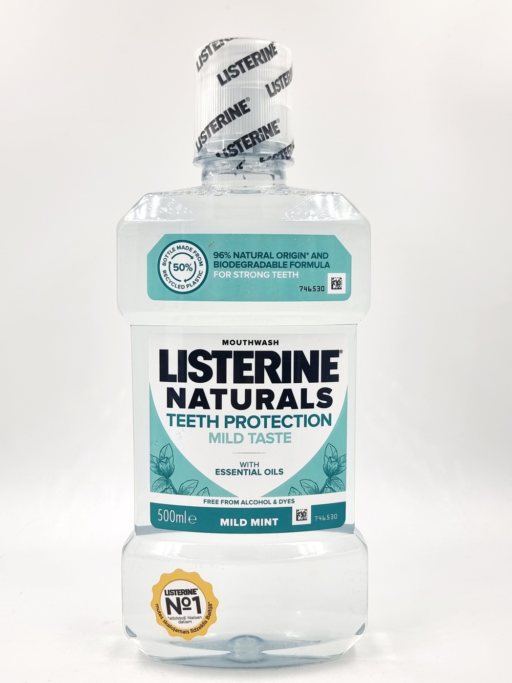 Ополаскиватель для полости рта Listerine Naturals Teeth Protect Мягкий вкус а 500 мл