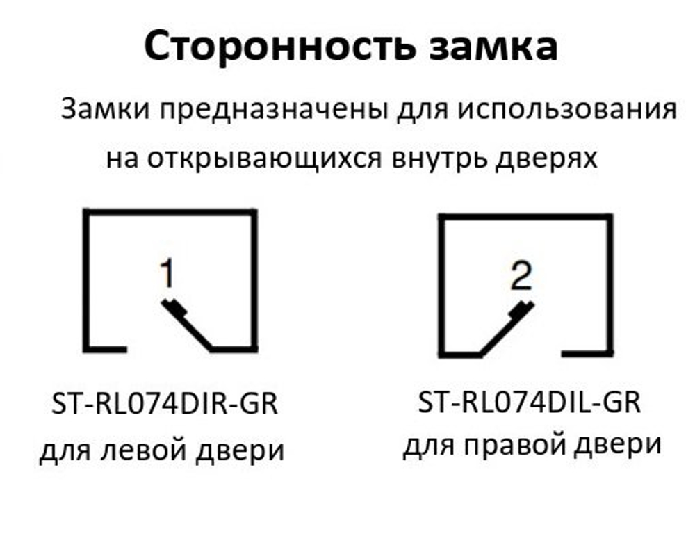ST-RL074DIR-GR Замок электромеханический накладной Smartec