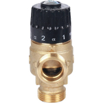 Клапан термостатический смесительный STOUT - 3/4" (НР, 30-65°C, Kvs 2.3, T-образное смешивание)