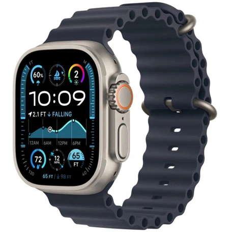 Умные часы Apple Watch Ultra 2 49 мм Natural Titanium Case with Navy Ocean Band