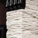 Каминокомплект Real Flame Corfino NT с очагом Majestic Lux Black (без пульта)