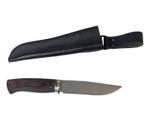 Нож Стерх (клин от обуха), N690, микарта красно-черная насечка, 301.5354
