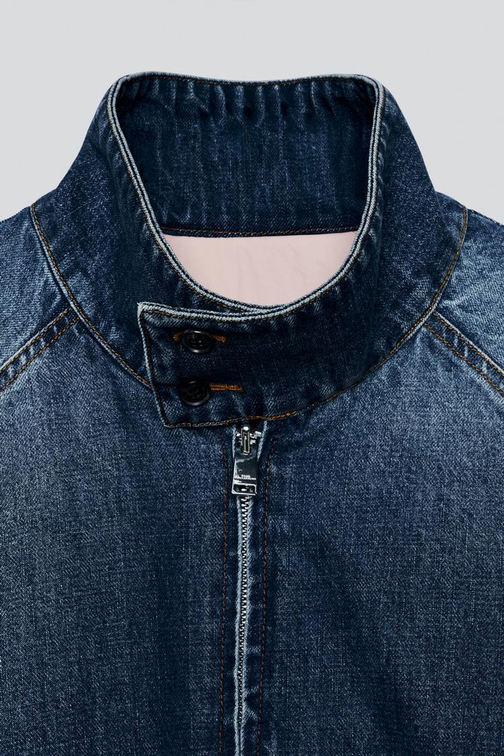 ZARA X BAISI GUADAGNINO КУРТКА ИЗ ДЕНИМА, СИНИЙ/ИНДИГО