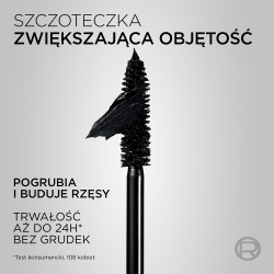 L’Oreal Paris x Mugler - Тушь для ресниц, удлиняющая и утолщающая. оттенок Black, 8 ml