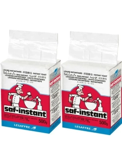 Дрожжи сухие хлебопекарные "Saf-Instant" 500г х 2 шт