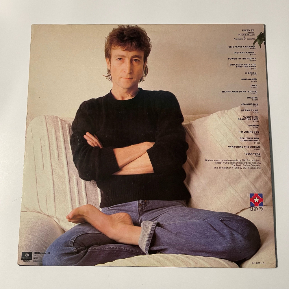 Винтажная виниловая пластинка LP John Lennon, The John Lennon Collection (Англия 1982)
