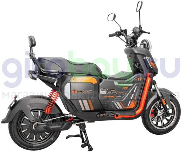 Электроскутер WENBOX U2 PRO 1500W (60V/45Ah) - Чёрный фото №7