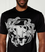 Футболка Dragon Hexagon Philipp Plein - черный(MTK7721 PJY002N)