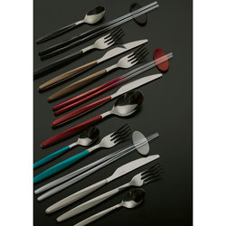 Набор столовых приборов 24 предмета Cutlery My Fusion серый