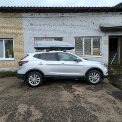 Автобокс Way-box Gulliver 520 на Nissan Qashqai без рейлингов