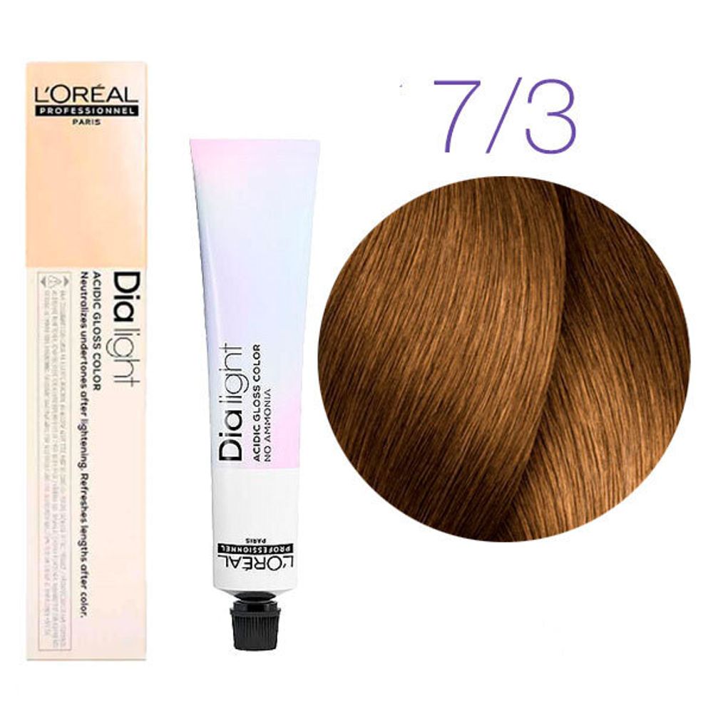 L'Oreal Professionnel Dia Light 7.3 блондин золотистый 50мл