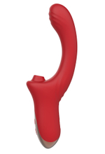 Вагинально-клиторальный вибратор Secwell SW3044-red