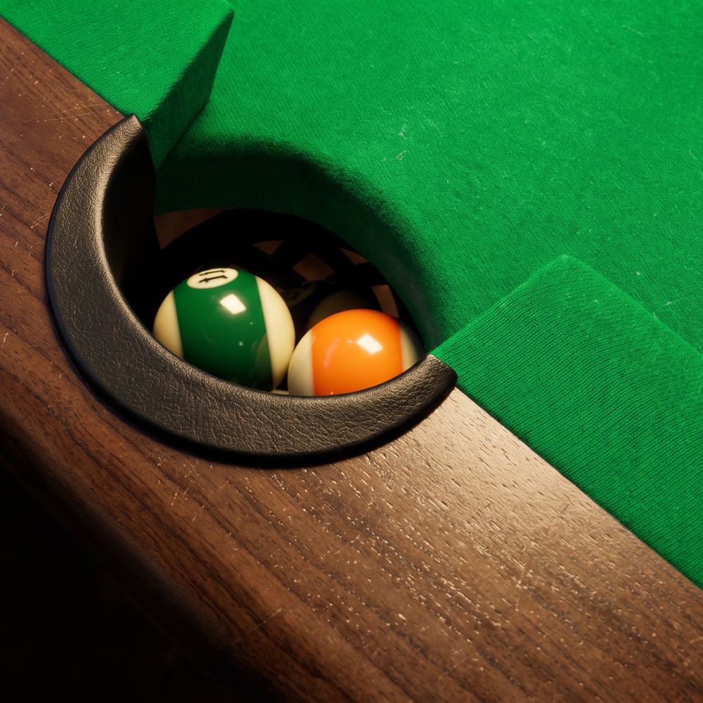 Бильярдный стол для пула Dynamic Billard "Triumph Plus" 8 футов (коричневый) в комплекте, аксессуары и сукно
