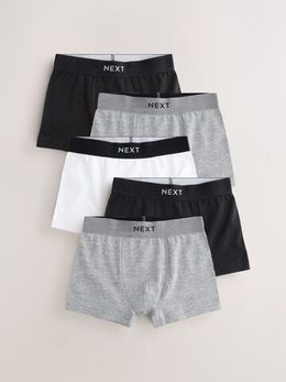 Трусы для мальчика Next E98-843, 5 шт., Черный, Серый, Белый