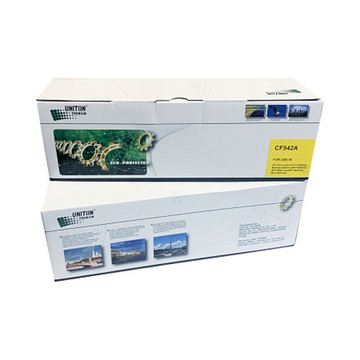 Картридж UNITON, аналог HP CF542A (203A) для Color LJ M254/M280/M281 желтый (1,3K)