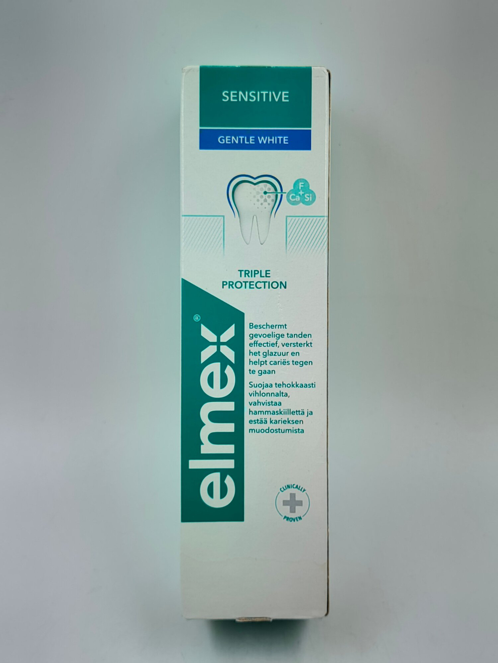 Зубная паста Elmex Sensitive Gentle White Triple Protection тройная защита для чувствительных зубов с фтором, 75 мл