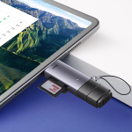 Кардридер Baseus Airjoy USB-A & USB-C - SD/TF/microSD