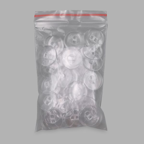Пуговицы 2 прокола 32L=20 мм, (Clear (прозрачный)), 36 шт