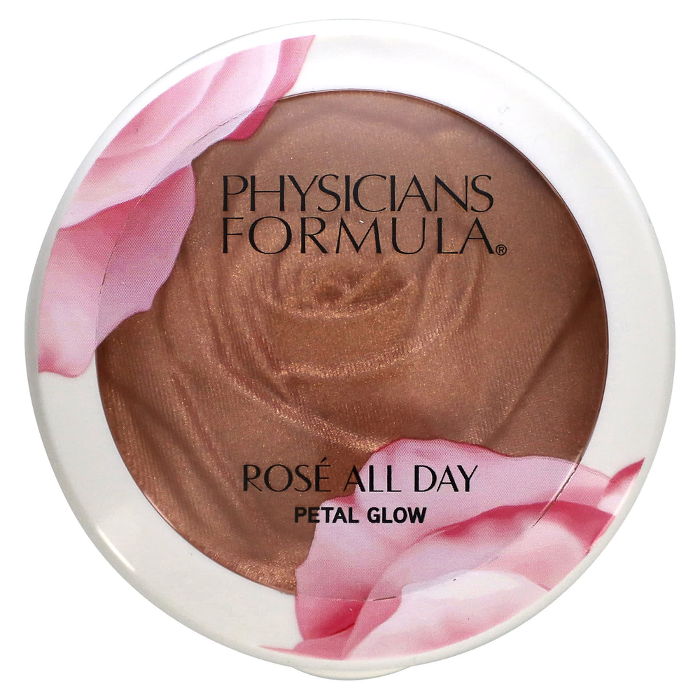 Physicians Formula, Rosé All Day Petal Glow, универсальный хайлайтер, PF11124 розовый, 9,2 г (0,32 унции)