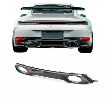 Карбоновая замена заднего диффузора для PORSCHE 911 992.2 CARRERA T / S 2025+