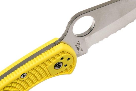 Складной нож Spyderco Salt 88SYL2 c клинком из стали H1, рукоять FRN
