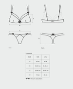 Комплект (кружевной лиф и стринги) Intensa Set SM (42-44) (Цвет: черный)