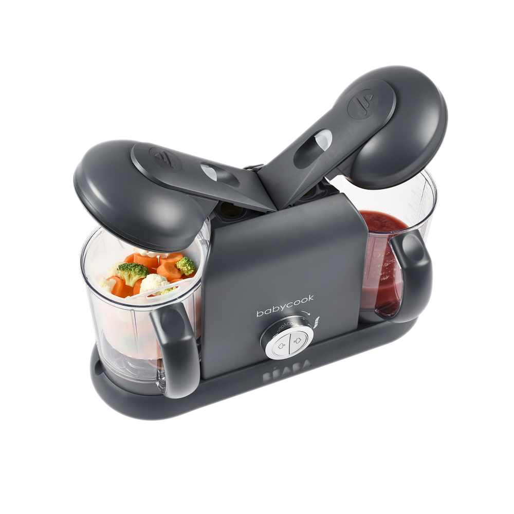 Кухонный комбайн для детского питания 5 в 1 BEABA Babycook ДУО черный