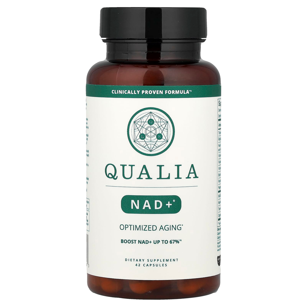 Qualia, NAD+®, 42 капсулы