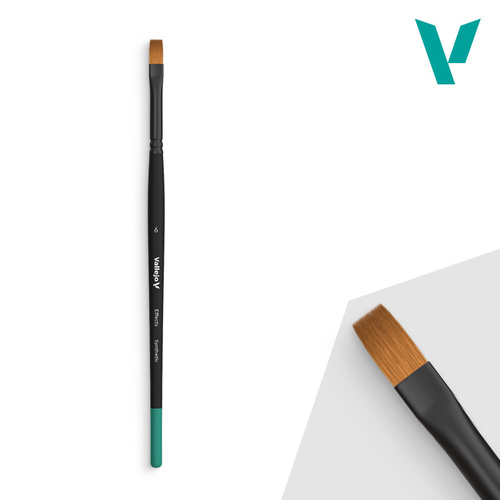 Flat Rectangular Synthetic Brush No. 6