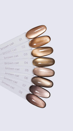 Луи Филипп Brown cat 06 - Гель-лак кошачий глаз, 8мл