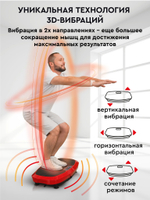 3D Виброплатформа для похудения PLANTA VP-15