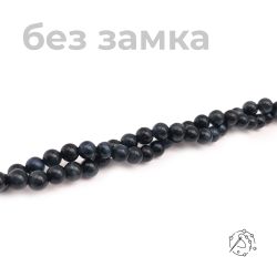 Нить бусин соколиный глаз 6 мм
