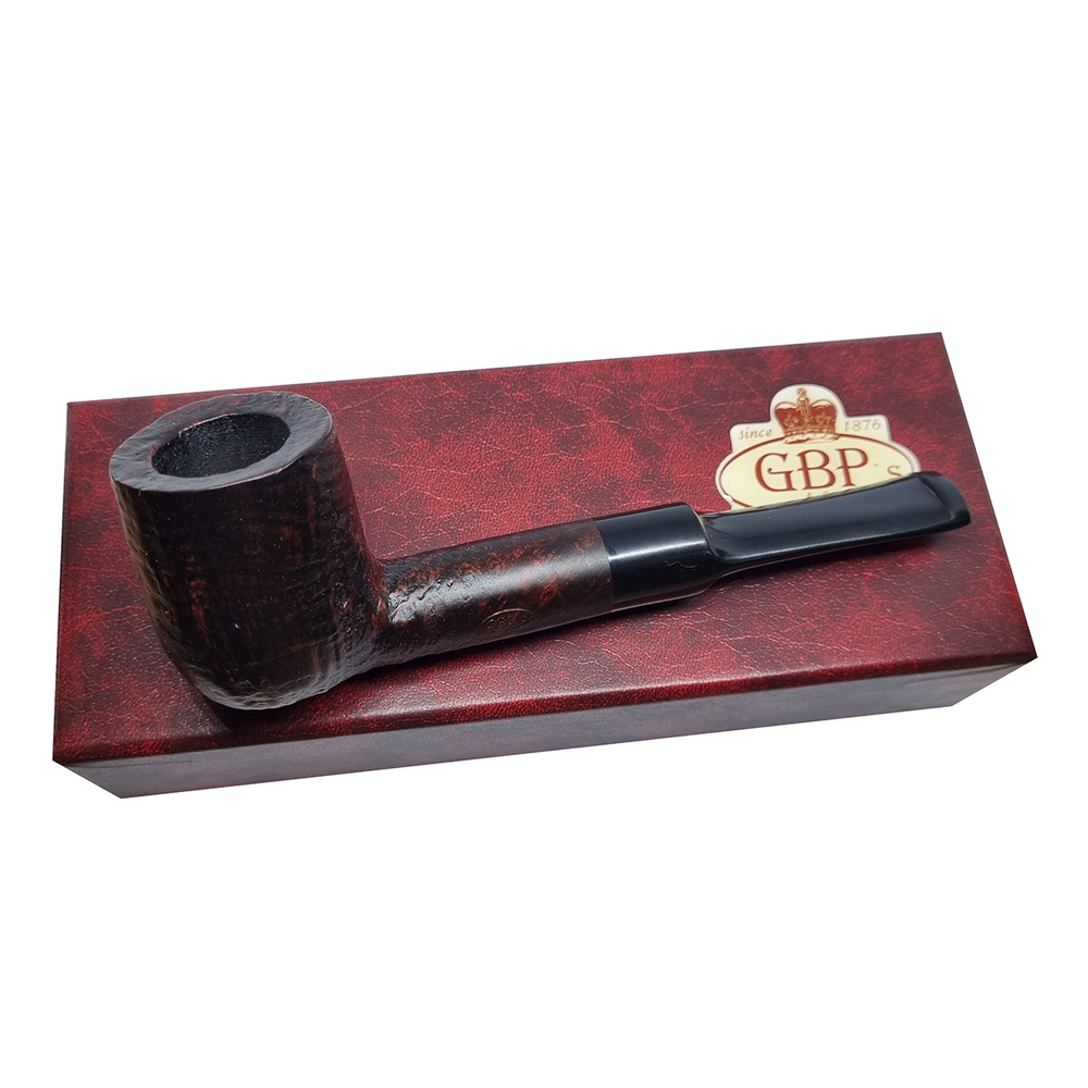 Трубка "GBP's" Paul Davis Sandblast Brown №02 (9мм фильтр)