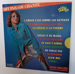 Винтажная виниловая пластинка LP Mario Cavallero Son Orchestre Et Ses Chanteurs Hit Parade Chante Pop Hits Vol. 27 (France 1976)