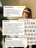 Развивающий плакат, постер: алфавит и азбука, большой формат, плотная бумага, Монтессори