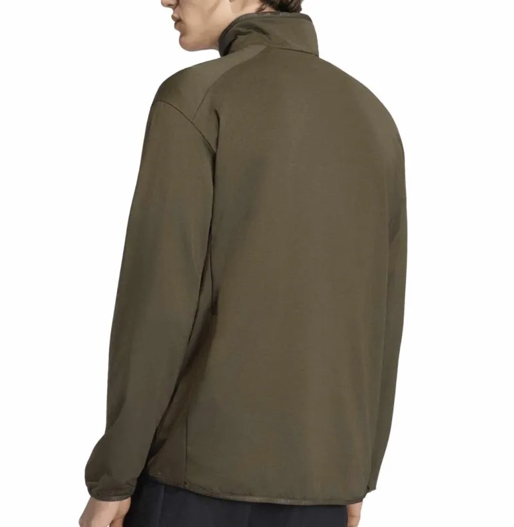 Мужская теннисная кофта Adidas Terrex Multi Climawarm Half Zip Tech - brown oxide